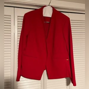 Calvin Klein Open Front Blazer